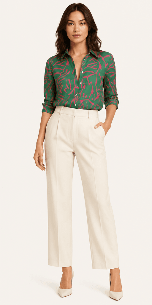 Lucille Stripe Office Shirt